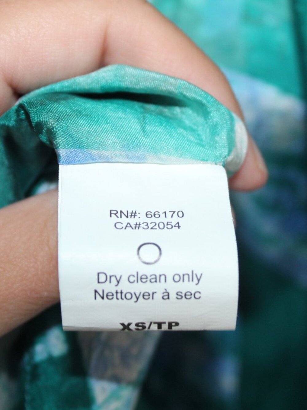 Osei Duro blue silk kaftan dress flowy watercolor beach resort wear mini - Picture 11 of 12